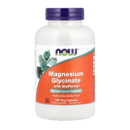 Magnesium Glycinate avec BioPerine  180 Capsules