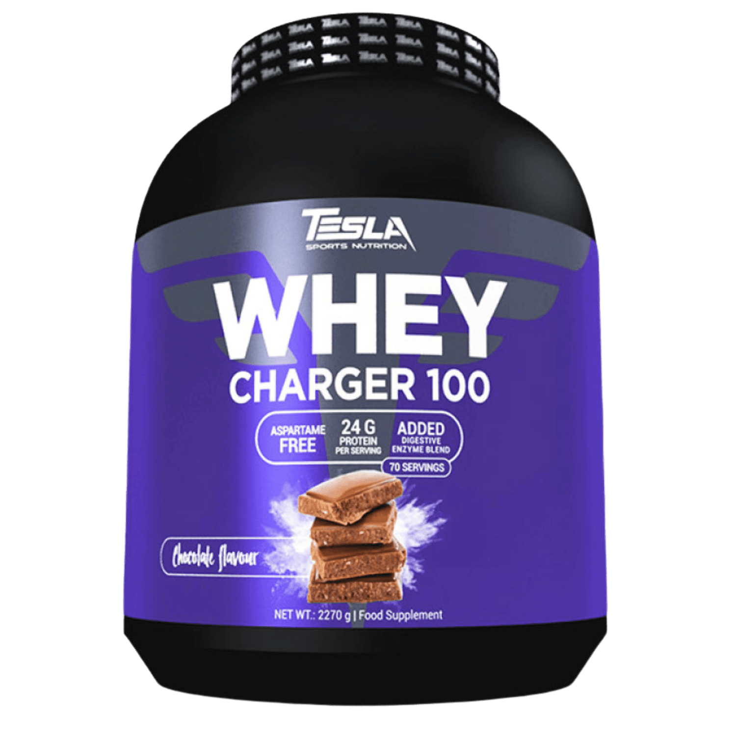 Whey Charger 100 Protein 2,27 kg -Tesla