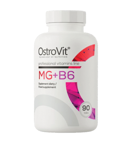 Magnesium + Vitamine B6 Mg+B6 Ostrovit 90 Comprimés (30 Servings)