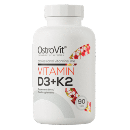 Vitamine D3 + K2 Ostrovit 90 Comprimés (90 Servings)