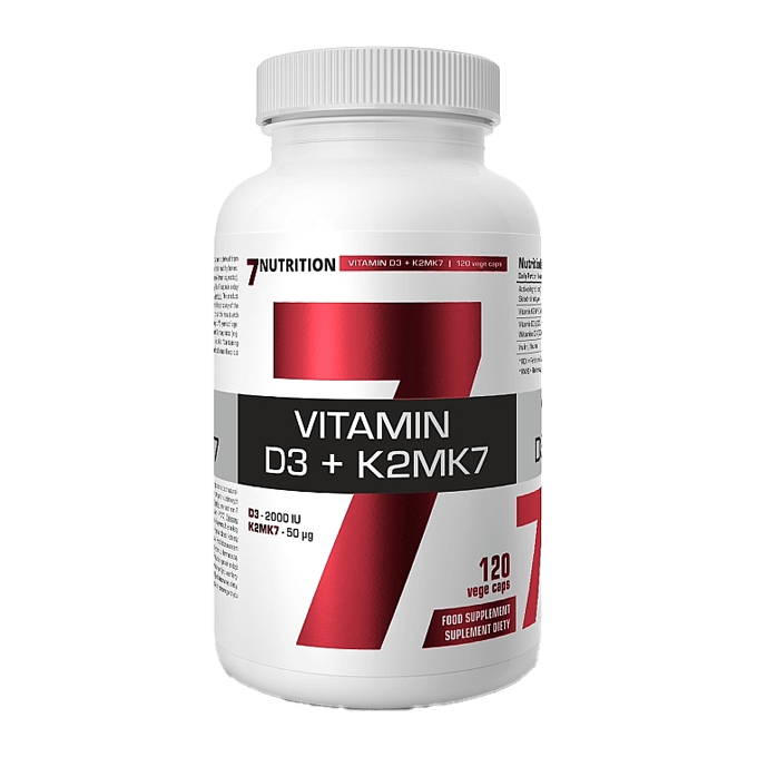 7Nutrition Vitamin D3 + K2 MK7