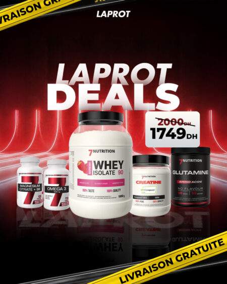 Pack Whey Isoate + Créatine + Glutamine + Omega 3 + Magnesium Citrate – Prise de Masse Complète