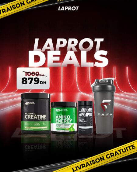 Pack Amino Energie + Créatine + Multivitamins + Shaker – LAPROT DEALS