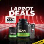 Pack Mass + Créatine + Shaker – LAPROT DEALS