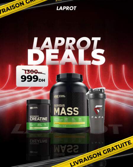 Pack Mass + Créatine + Shaker – LAPROT DEALS