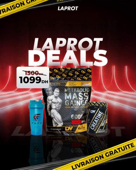Pack Mass Gainer + Créatine + Shaker – LAPROT DEALS