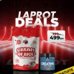 PACK Cream Of rice red rex + Creatine lazar angelov-LAPROT DEALS