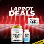 PACK Creatine Creapure Quality + Zinc Duo biotech-LAPROT DEALS